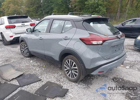 2022 Nissan Kicks Sv Xtronic Cvt from USA, damaged, VIN 3N1CP5CV0NL527854